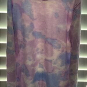 32 Degrees Pastel Tie-Dye Long Sleeve Top